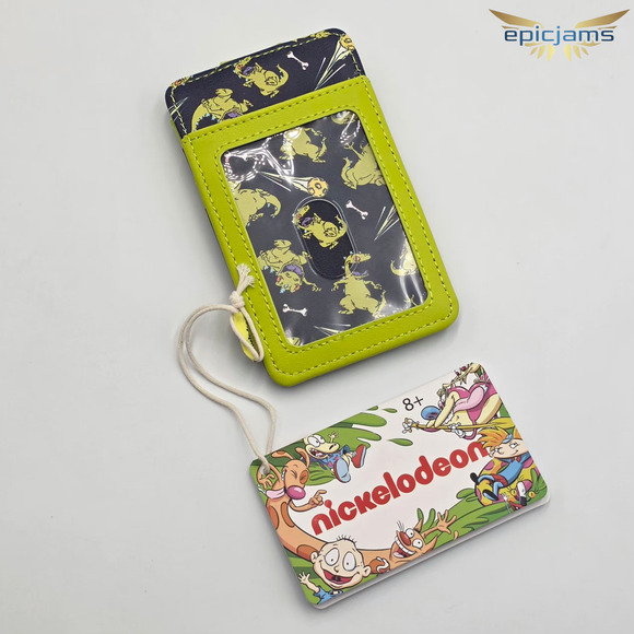 Loungefly Rugrats Reptar Vertical Cardholder New - Picture 2 of 2